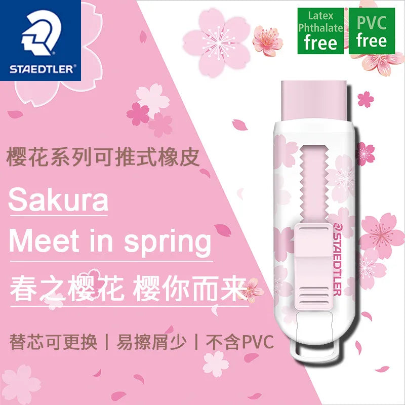 Sliding Retractable Pencil Eraser with Protective Sleeve