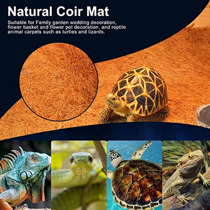 Natural Coconut Fiber Reptile Carpet