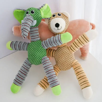 Animal Plush Squeaky Dog Toy