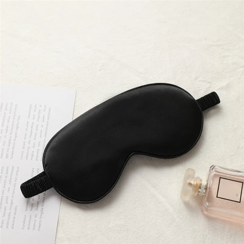 Imitation Silk Sleep Eye Mask, Light-Blocking Soft Eyeshade
