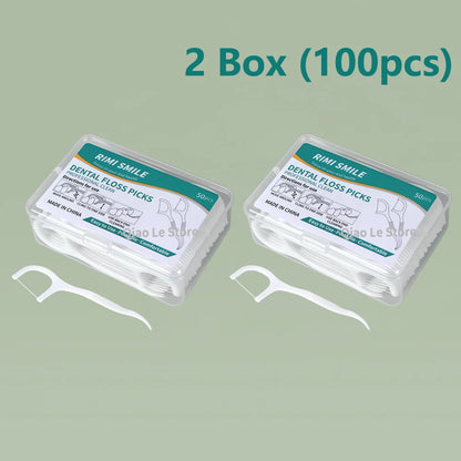 Portable Disposable Dental Floss Picks