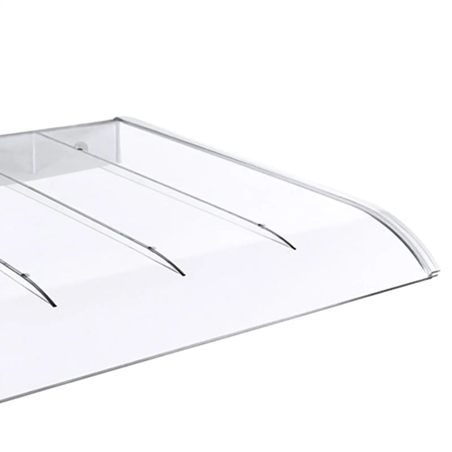 Wall-Mounted Transparent Door & Window Awning Canopy