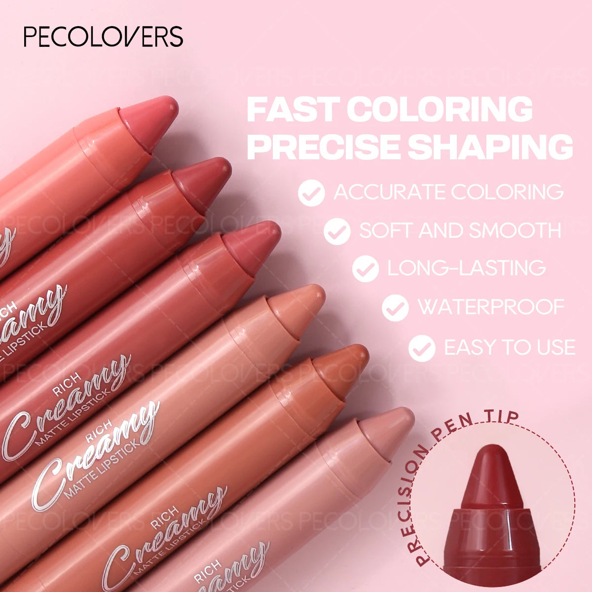 Matte Lip Liner & Lipstick