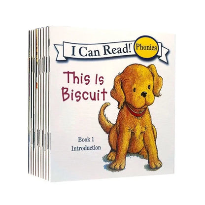 12 Books Set Biscuit Dog Series English Picture Books