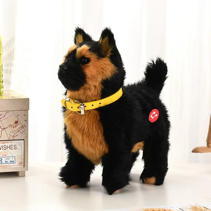 Interactive Walking Plush Robot Dog