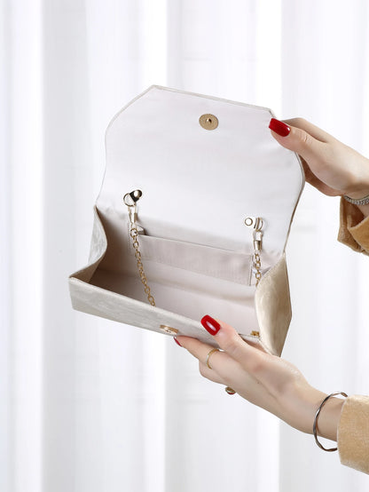 Velvet Evening Clutch Handbag