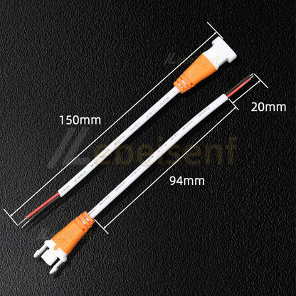 2-Pin LED Power Connector Cable with Lock Buckle