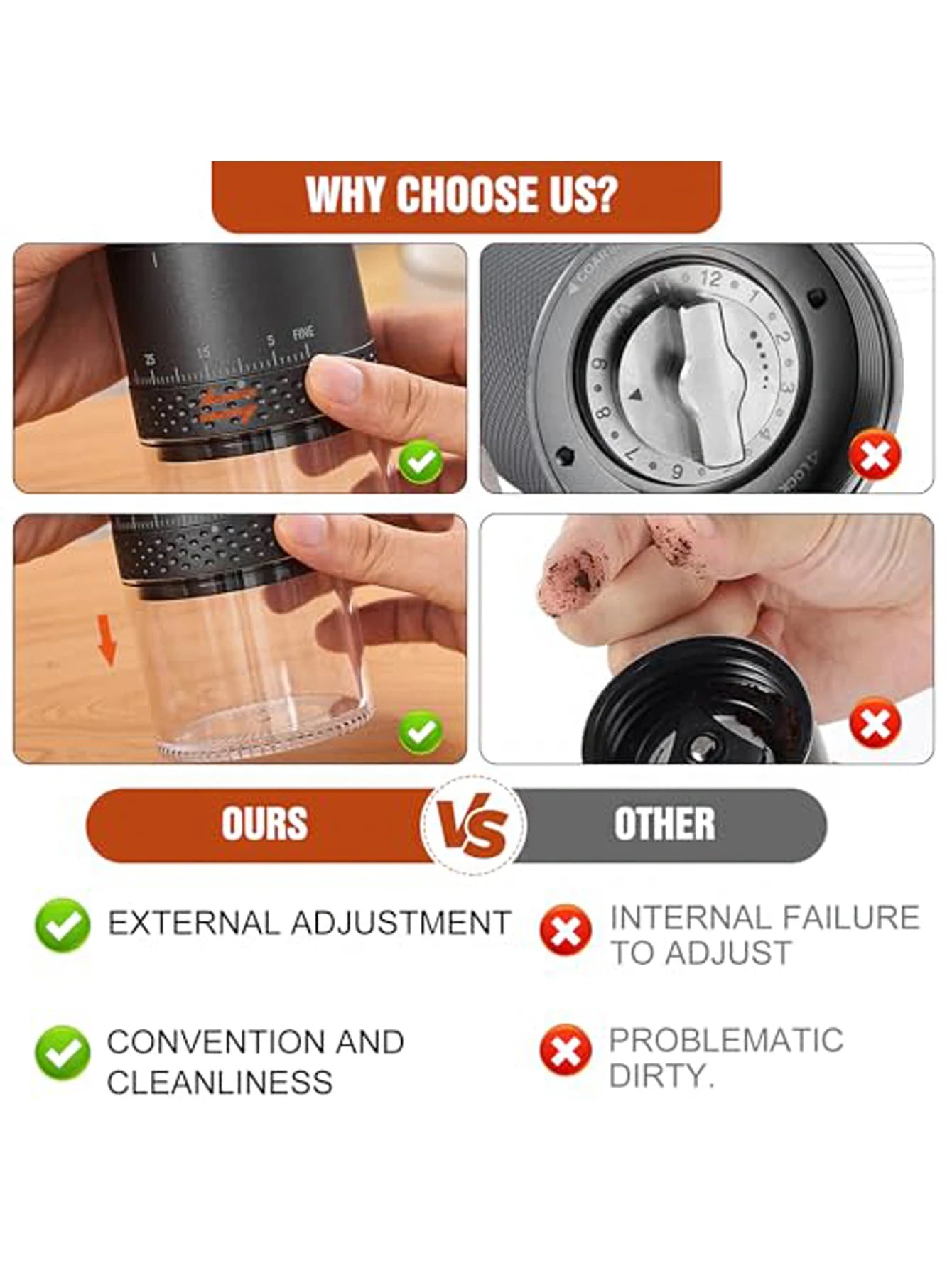Portable Electric Coffee Grinder