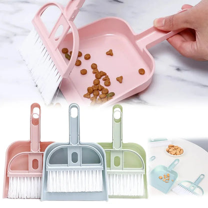 Mini Pet Cleaning Dustpan & Brush Set