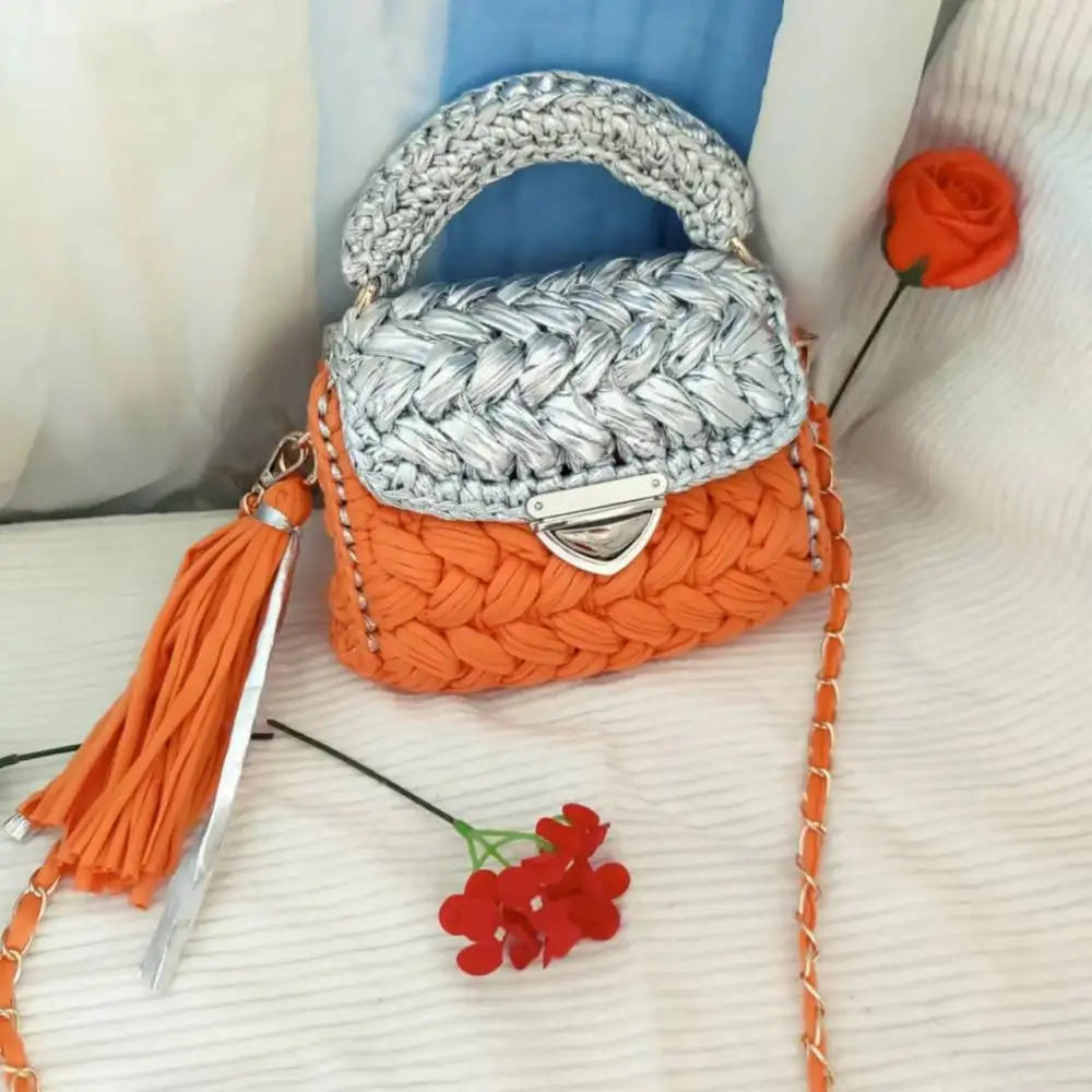 Handwoven Crossbody Satchel Bag