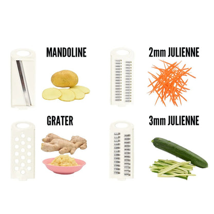 Manual Vegetable Cutter, Mandoline Slicer & Grater for Fruits and Vegetables
