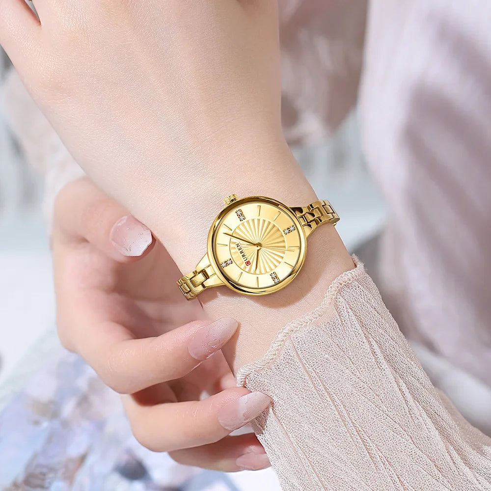 CURREN 9097 Women's Stainless Steel Quartz Fashion Watch