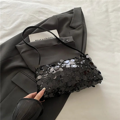Sequin Evening Shoulder Bag