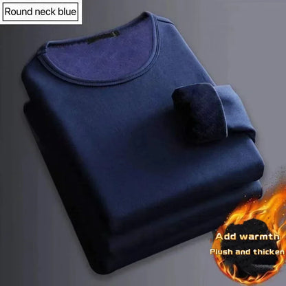 Men’s Thick Velvet Thermal Top