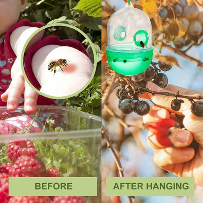 Reusable Hanging Fly & Wasp Trap