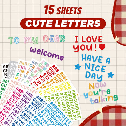 Mini Alphabet Letter Stickers