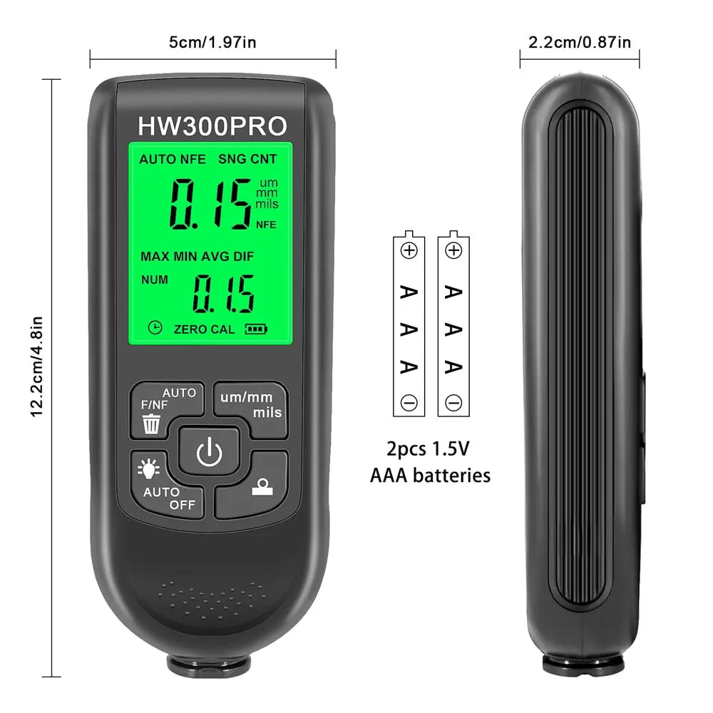 Electroplate Metal Coating Thickness Tester HW-300