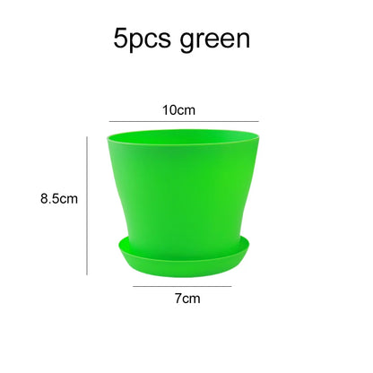Mini Flower Pot with Tray