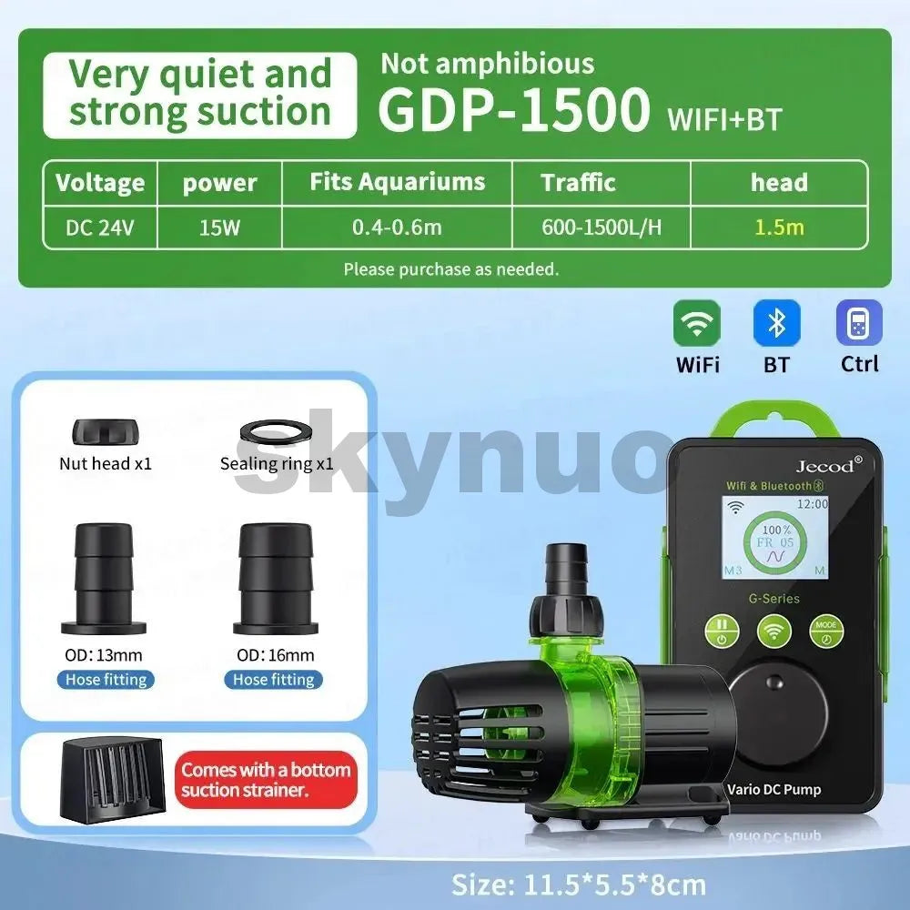 Jecod Smart WiFi & Bluetooth DC Submersible Water Pump