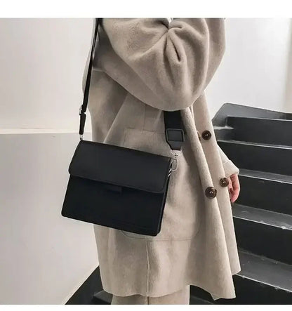 Women’s PU Leather Crossbody Flap Bag