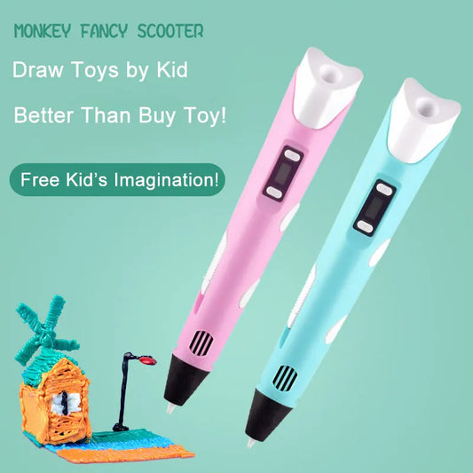 3D Printing Pen for Kids with Travel Case