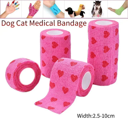Self-Adhesive Pet Medical Bandage Wrap