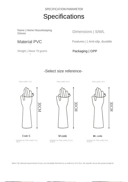 Household Dishwashing Gloves