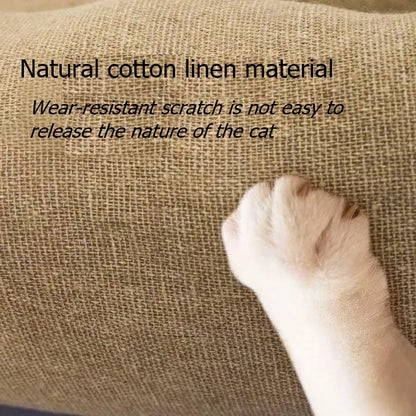Extra Large Linen Pet Bed Mat for Dogs & Cats