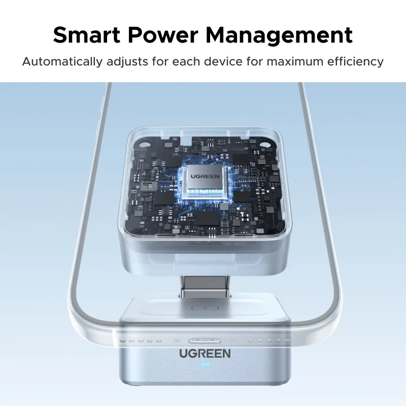 Qi2 2-in-1 Magnetic Wireless Charger Stand