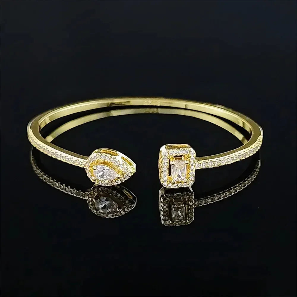 Adjustable Snake-Inspired Cuff Bracelet