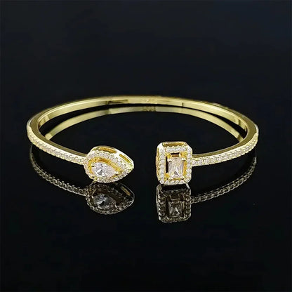 Adjustable Snake-Inspired Cuff Bracelet