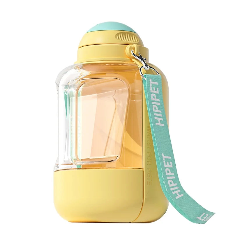 2-in-1 Portable Dog Water Bottle & Food Container