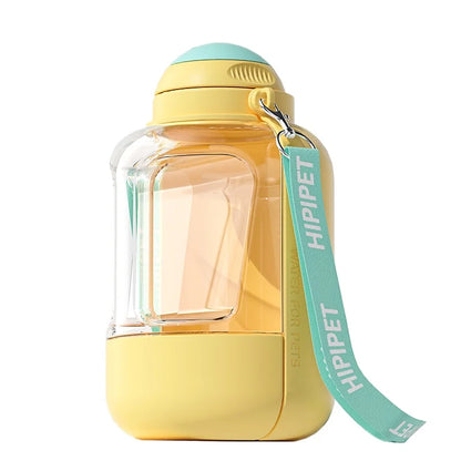 2-in-1 Portable Dog Water Bottle & Food Container