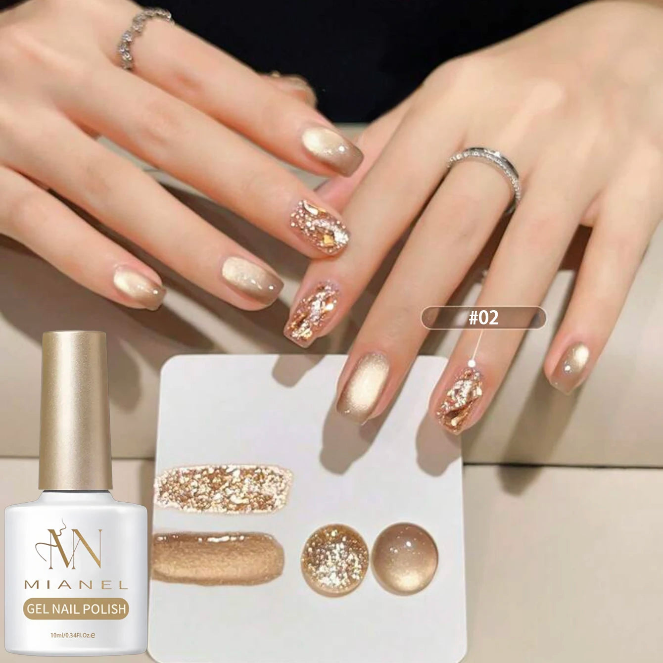 10ML Sparkling Glitter Gel Polish