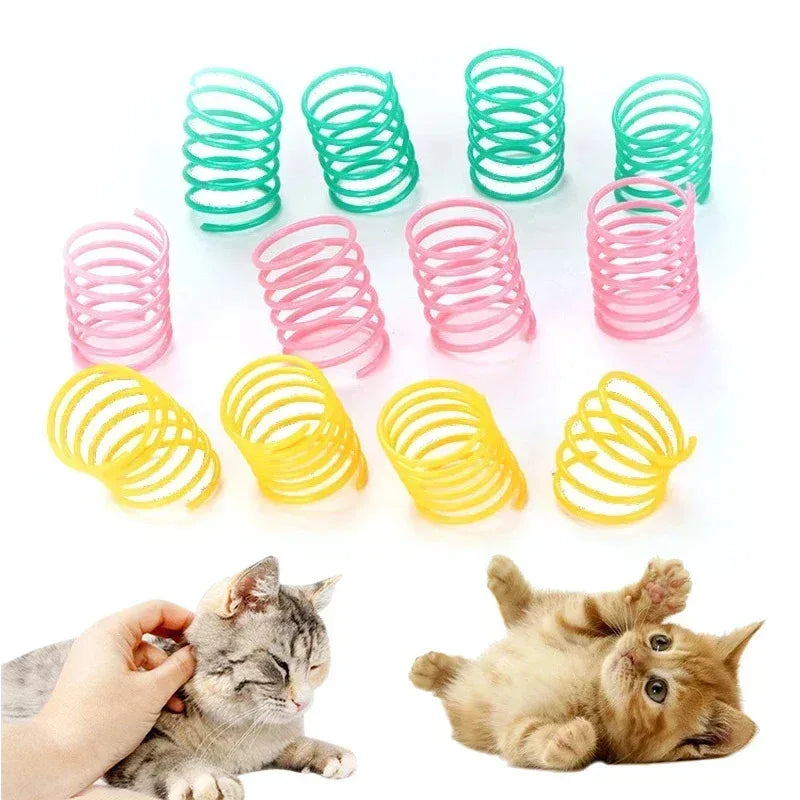 Colorful Cat Spring Toys