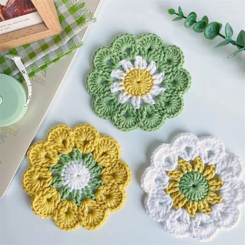 Handmade Crocheted Cotton Coaster