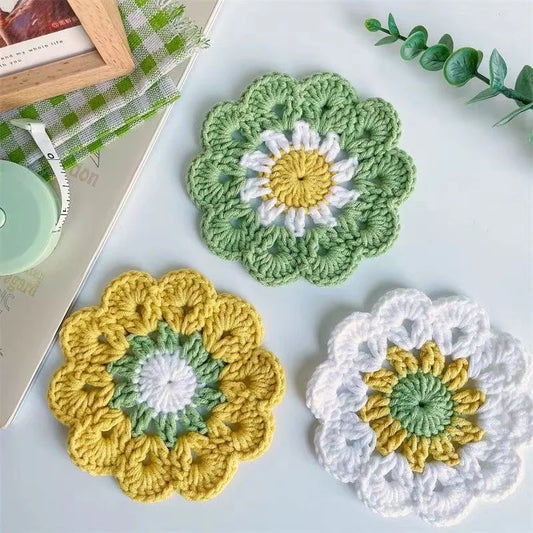 Handmade Crocheted Cotton Coaster