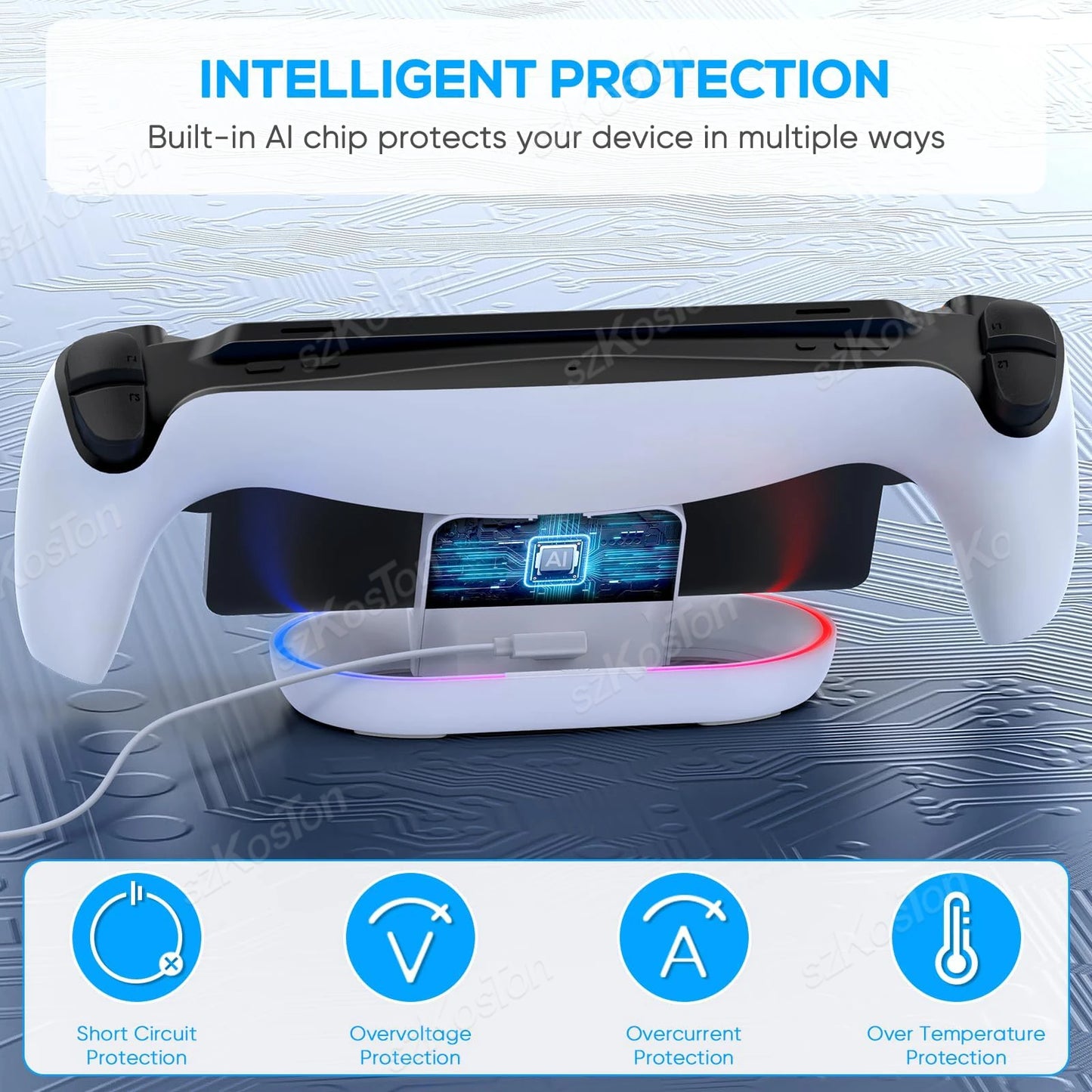 PS Portal Charging Dock Station with RGB Light