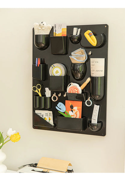 Wall-Mounted Modular Storage Organiser Board