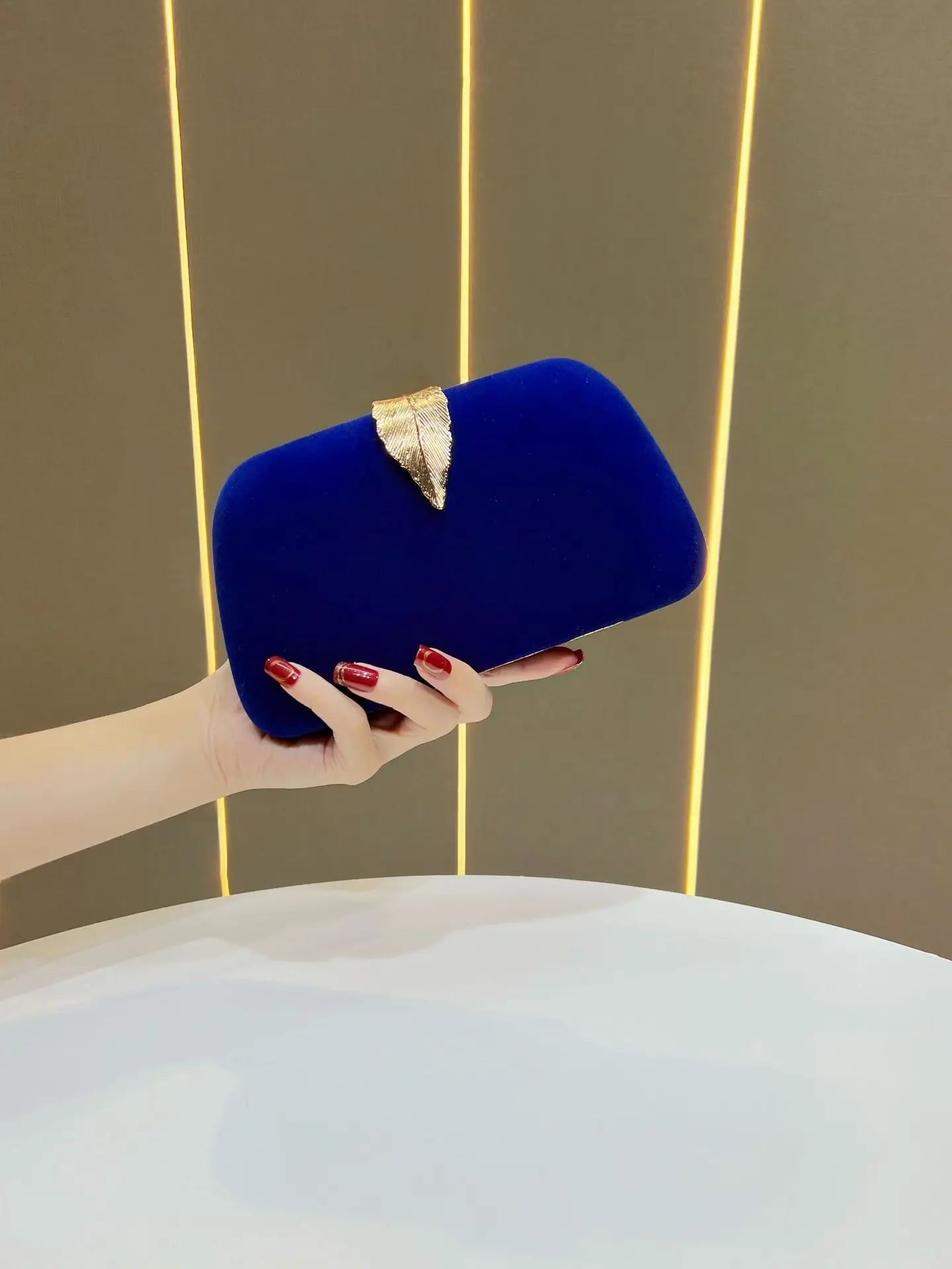 Velvet Evening Clutch Bag