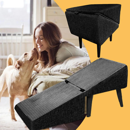 Foldable Non-Slip Pet Ramp & Step Stool