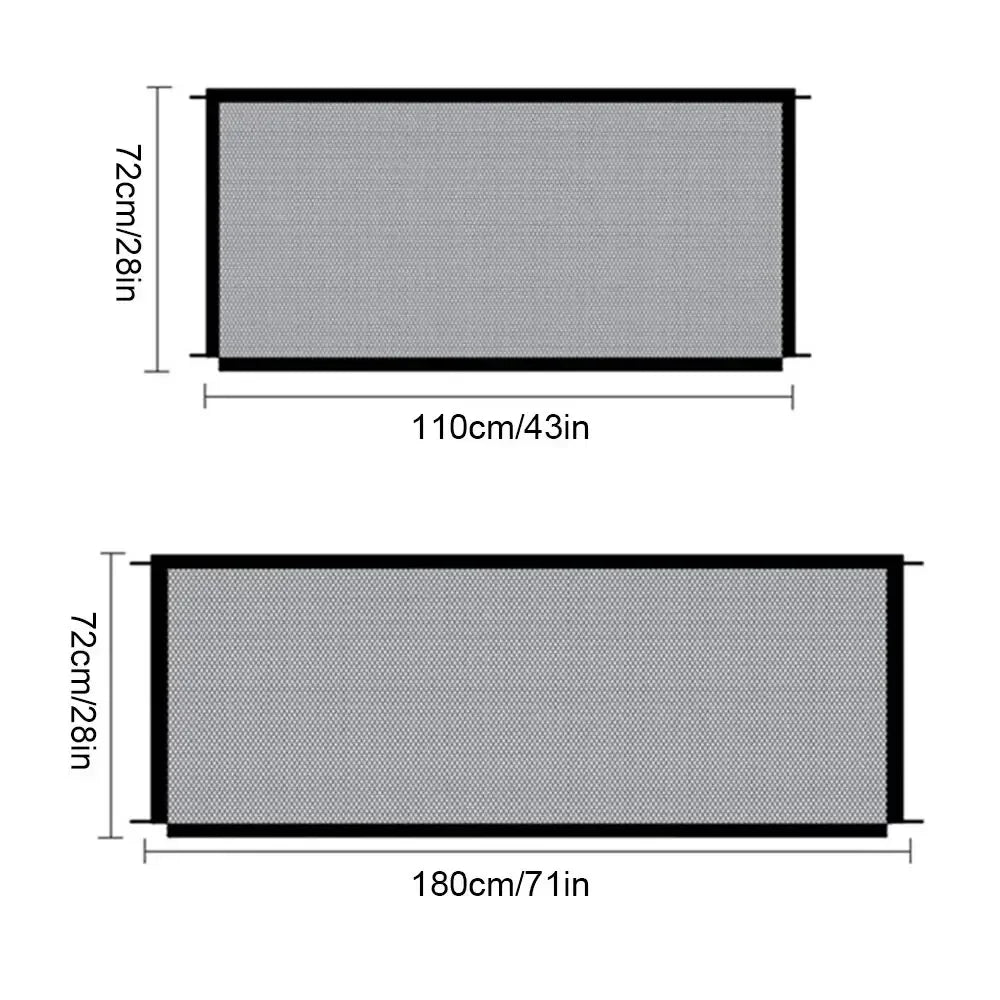 Portable Nylon Mesh Pet Safety Gate