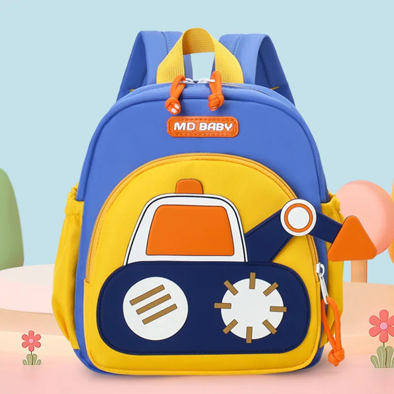Kids Construction Truck School Backpack