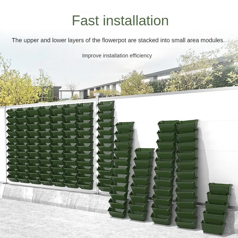 Vertical Wall Planter Growing System