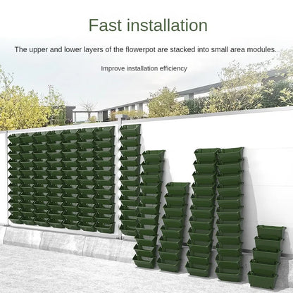 Vertical Wall Planter Growing System