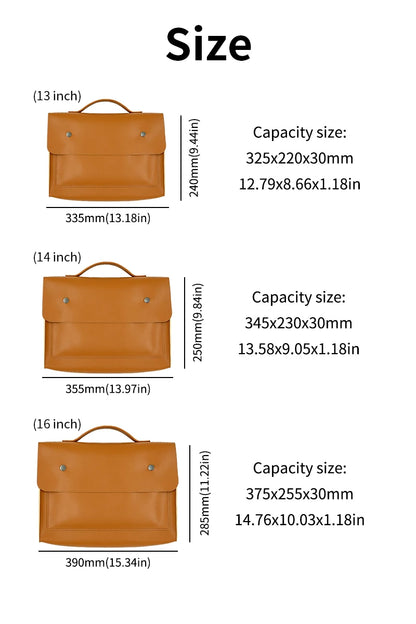 Waterproof PU Laptop Briefcase Sleeve