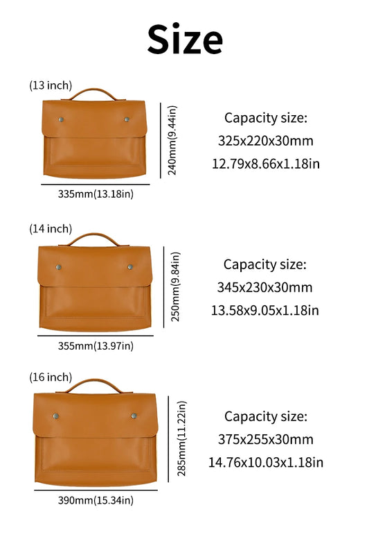 Waterproof PU Laptop Briefcase Sleeve