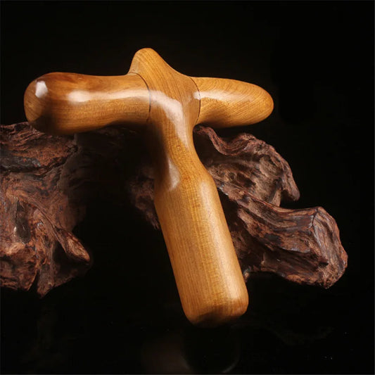Wooden Foot Massage Reflexology Tool