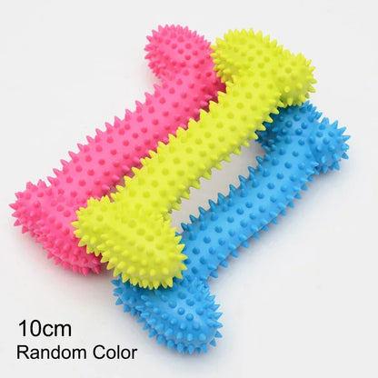 Rubber Dog Teeth Cleaning Chew Toy