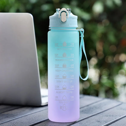 Sports Water Bottle with Time Marker